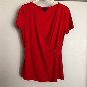 Red Premise Shirt, Size Small